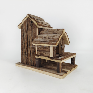 Fabrika indirim küçük evcil çift evler kuş kafesleri dekoratif ahşap kuş evleri kafes kuşlar için - Product Image 5