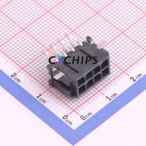 430450810 Wire-to-Board Pin Header SMD,P=3mm,Horizontal Mount Connector 2x4P 3mm Horizontal Mount Micro-Fit (MX 3.0) - Product Image 2