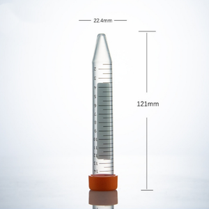 उच्च गुणवत्ता 15 मिलीलीटर गैर-एंजाइम शंकु नीचे सेंट्रीफ्यूज ट्यूब - Product Image 1