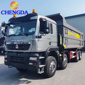Nouveau <span class=keywords><strong>Camion</strong></span> Benne Howo Tx 8x4 12 Roues avec Benne en U pour l'Afrique - Product Image 1