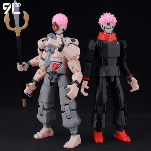 Figura de Acción Lucky13 Gojo Sukuna Jujutsu <span class=keywords><strong>Fushiguro</strong></span> <span class=keywords><strong>Toji</strong></span> Gojo Satoru, Muñeco Articulado Coleccionable Multiarticulado T13 Titan13 - Product Image 4