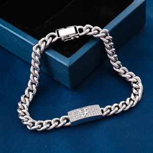 Custom 925 Sterling Silver 6mm Cuban Link Bracelet for <b>Men</b> Moissanite Diamond Gold Plating Hip Hop Chain Link Jewelry Gift - Product Image 3