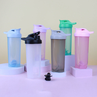 Toaks — bouteille shaker de protéines 500ml 700ml, shaker de haute qualité, sans bpa, à usage pour le gym, fitness, en plastique de qualité alimentaire