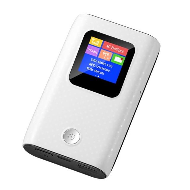 2023 New Arrival MF905C EU 4G LTE WIFI Router Portable 6000mAh Power Bank Wireless Hotspot 150Mbps Pocket Mobile Modem Router