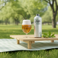 Fabrieksdirect Kingstar Longjing Groene Thee Chinese Ambachtelijke Ale 1L Blik 6-Pack Party Restaurant Bars Hotels Unieke Smaak