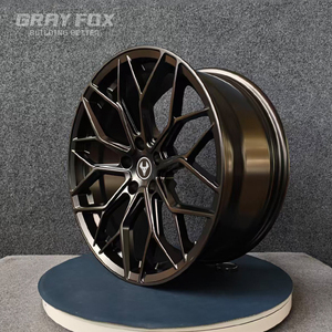 Cerchi Forgiati GRAYFOX Personalizzati Nero Opaco Concavi Monoblocco <span class=keywords><strong>18</strong></span> 19 Pollici 5x112 5x120 5x114.<span class=keywords><strong>3</strong></span> per BMW X5 M Audi AMG Porsche Model <span class=keywords><strong>3</strong></span> - Product Image 2