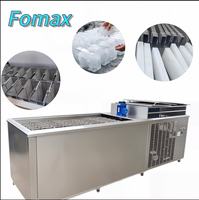 Machine à glaçons industrielle commerciale pour blocs de glace et briques de crème glacée