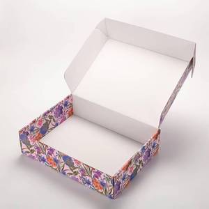 Custom Logo Printed E Commerce Mailing Packaging Carton <b>Shoes</b> Clothing Underwear Socks Corrugated Cardboard Shipping Mailer <b>Box</b> - Product Image 1