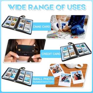 Album <span class=keywords><strong>photo</strong></span> portable <span class=keywords><strong>pour</strong></span> <span class=keywords><strong>Polaroid</strong></span> Instax Wide Film, photos carrées, <span class=keywords><strong>livre</strong></span> de rangement avec étui à fermeture éclair, organisateur de souvenirs de voyage, cadeau - Product Image 5