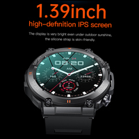 Jam Tangan Pintar Olahraga Luar Ruangan Baru SENBONO K56PRO untuk Pria, Layar Bundar Besar 1,39 inci, Dial Kustom, Bisa Menjawab Panggilan, Baterai 400mAh, Jam Tangan Pintar untuk Pria dan Wanita