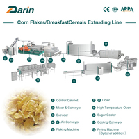 Ligne de production d'extrusion de céréales pour petit-déjeuner (corn flakes) et équipement pour usine de snacks