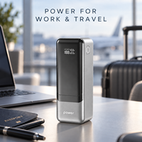 Batterie externe pour ordinateur portable 145W, 27000mAh, grande capacité, chargeur portable avec entrée/sortie 100W, UFCS et affichage numérique
