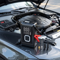 Multifunction Portable Rechargeable Car Emergency Starting Booster Charger Tire Inflator Jump Starter