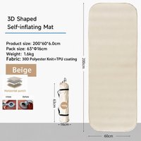 Matelas de couchage automatique pour camping pour jeunes, coussin en mousse TPU portable avec pompe intégrée, pour 1-2 personnes, camping en plein air, OEM ODM, vente en gros