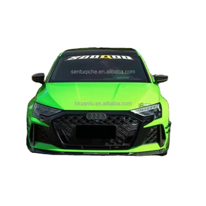 Kit carrosserie en fibre de carbone pour Audi RS3, pare-chocs avant en fibre de carbone RS3 SQ, diffuseur, spoiler, capot, pare-chocs RS3 - Product Image 1