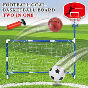 Portería de Fútbol y Canasta de Baloncesto Dos en Uno, Juguete Deportivo Infantil para Interior y Exterior, Juego Interactivo para Padres e Hijos - Product Image 6