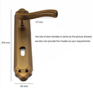 Sắt Phong Cách Cổ Với Tay Nắm Cửa Hợp Kim Nhôm - Product Image 2