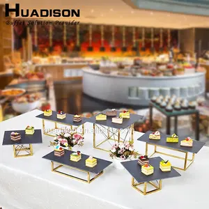 华迪森餐饮自助餐设备宴会糖果棒装饰自助餐立管甜点自助餐蛋糕展示架