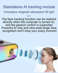 Chuyên nghiệp 3-Ai theo dõi Gimbal cầm tay video ổn định vlogging 360 Tự động đối tượng khuôn mặt theo 6 cử chỉ điều khiển - Product Image 5