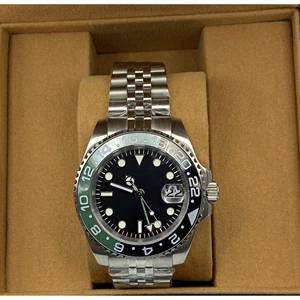 Luxury Men's <b>Automatic</b> Mechanical Diver Watch with NH34 Movement Sapphire Glass Waterproof Steel <b>Wristwatch</b> Rejol Hombre - Product Image 5