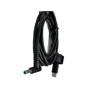 PD 65W USB Type C Câble de charge 4.5*3.0mm Blue Tip Male Plug Converter Dc Power Adapter Charger for <span class=keywords><strong>HP</strong></span> Laptop - Product Image 1