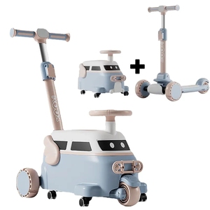 Nuevo scooter 3 en 1 a la venta, andador para bebés, coche de equilibrio para niños, scooter de pedal de 3 ruedas para niños con luces LED Flash y música - Product Image 3