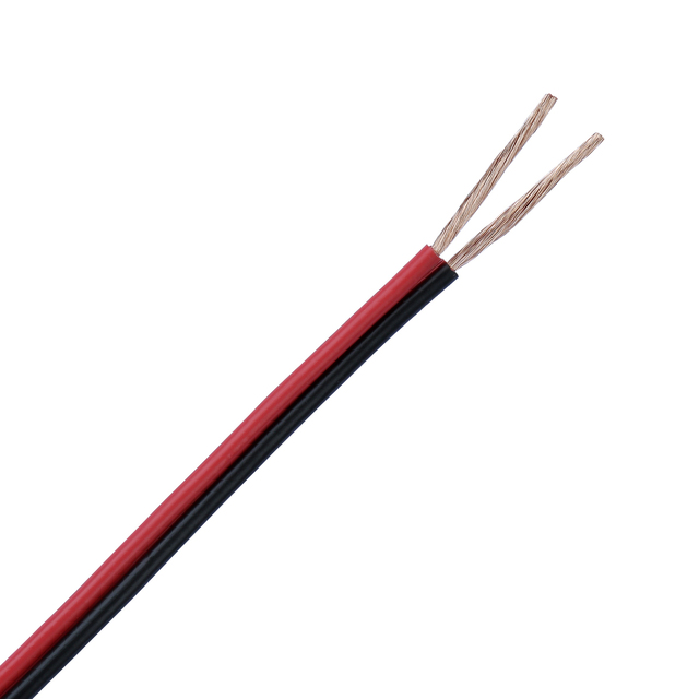 Premium Quality OFC Copper Speaker Wire Cable Twin Core Audio Cable with Transparent PVC Insulation for Hi-Fi Sound System