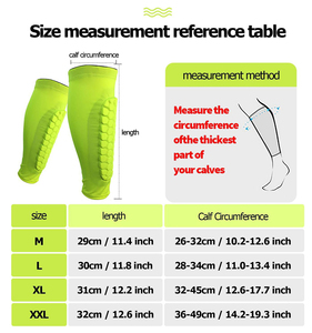 Almohadillas para piernas para niños adultos Proteger escudos de fútbol Ejercicio Espinilleras Calcetines de fútbol Mangas de pantorrilla Espinilleras - Product Image 5