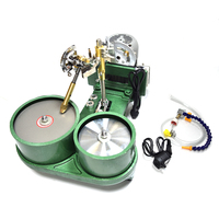 Machine à facetter les pierres précieuses Kinway 8+6 pouces, machine à facetter les pierres précieuses avec indice 96, outils de coupe de pierres précieuses