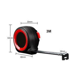 Myj Chất lượng cao tự khóa đo băng 3M/5M/7.5/10M biểu tượng tùy chỉnh độ chính xác cao tự động màu đỏ đen trường hợp thép Băng biện pháp - Product Image 5