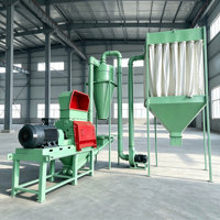Broyeur à bois à gouttes d'eau haute efficacité modèle 800, déchiqueteur de bois 90KW pour la production de sciure et de biomasse