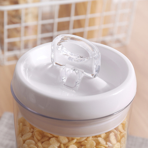 Bocal à bonbons de taille moyenne, sans BPA, de qualité alimentaire, en plastique scellé, boîte de <span class=keywords><strong>rangement</strong></span> pour biscuits, récipient alimentaire en acrylique - Product Image 3