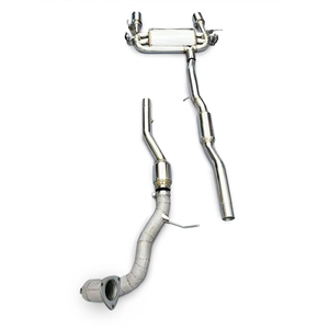 Système d'échappement Cat-Back en acier inoxydable 304 pour <span class=keywords><strong>Audi</strong></span> <span class=keywords><strong>TT</strong></span> 8N <span class=keywords><strong>MK1</strong></span> 1.8T 20V <span class=keywords><strong>Turbo</strong></span> 1998-2006, tuyau intermédiaire et arrière - Product Image 3