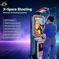Machine d'arcade de tir immersif en réalité virtuelle avec écran HD 32 pouces et pistolet à détection de mouvement pour salles de jeux et centres commerciaux