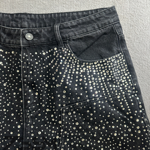 <span class=keywords><strong>Shorts</strong></span> in Denim personalizzato estate da <span class=keywords><strong>uomo</strong></span> stile Streetwear - Product Image 3