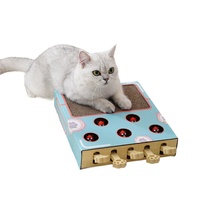 Jouet pour chat Whack a Mole en plastique écologique, moderne, interactif, type puzzle, anti-anxiété pour chats d'intérieur, divertissement autonome
