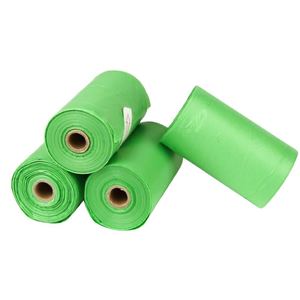 Wholesale Disposable Eco-Friendly Plastic Dog Poop <b>Bags</b> Custom Logo Biodegradable Corn Starch <b>Compostable</b> Waste Garbage Rolls - Product Image 4
