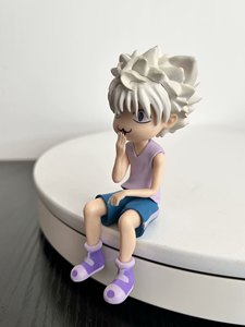 Figura de Anime HUNTERS de 11CM, muñeca bonita, figura de acción de Killua Zoldyck, figura de tapón, modelo sentado, juguetes de colección de PVC - Product Image 6