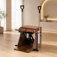 Chaise de Pilates Wunda avec cadre en bois de noyer et ressorts en fil de piano importés d'Allemagne, équipement commercial pour Pilates