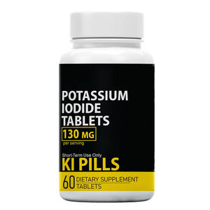Le compresse di iodio anti-radiazioni di marca personalizzate supportano il supplemento di capsule di ioduro di potassio vegetariano neuromuscolare - Product Image 1