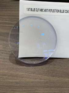 Lentes de oficina de alta calidad Rx Lab Lentes recetadas Bloque azul Personalizado 1,67/1,56 Lente óptica antirreflectante - Product Image 3