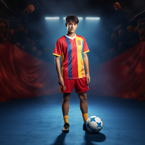 ชุดกีฬาฟุตบอลผ้าแห้งเร็วเสื้อเจอร์ซีย์เสื้อเจอร์ซีย์ดีไซน์ตามสั่งแบบ2022 - Product Image 5