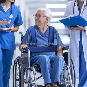 Harnais de fauteuil roulant pour adultes âgés ceinture de sécurité réglable gilet de soutien du torse ceinture de sécurité pour fauteuil roulant sangles de retenue - Product Image 5