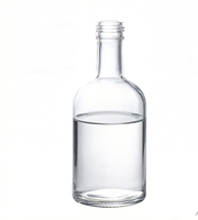 Bouteille en verre cylindrique de 350 ml avec bouchon à vis, sans diffuseur à roseaux, pour spiritueux (liqueur, whisky, rhum, vodka), étiquettes, marque Henansishang, Chine