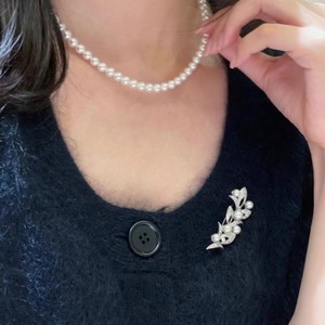 Broches fines en perles d'eau douce naturelles multi-perles japonaises, recommandées par les experts de la mode et les célébrités d'Internet - Product Image 4