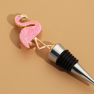 Flamingo <b>Wine</b> Stopper Zinc Alloy Food Grade Cork For Bottle Sealing - Product Image 3