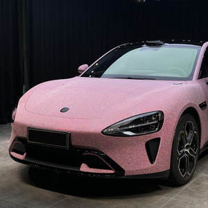 Beforeafter <span class=keywords><strong>Film</strong></span> d'emballage en vinyle de voiture de qualité supérieure Rouleau de <span class=keywords><strong>film</strong></span> de véhicule avec diamants brillants roses scintillants pour voiture - Product Image 1