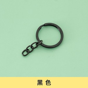 Llavero de aleación de zinc de 30 mm con pintura horneada, redondo y duradero, para accesorio de bolso, eslabón de cadena - Product Image 4