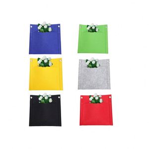 Jardinières verticales en feutre pour horticulture, sacs de culture pour plantes murales verticales avec poches - Product Image 5
