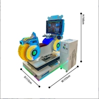 Nouvelle machine de divertissement d'arcade de jeu de course personnalisable à grande échelle pour les magasins populaires